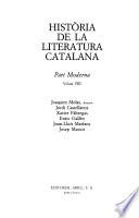 Història de la literatura catalana: Part moderna, per Antoni Comas