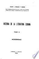 Historia de la literatura cubana: Modernismo