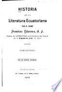 Historia de la literatura ecuatoriana