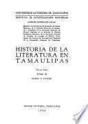 Historia de la literatura en Tamaulipas