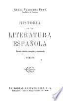 Historia de la literatura española: Los siglos de oro