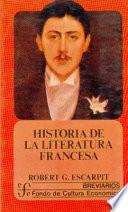 Historia de la literatura francesa