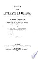 Historia de la literatura griega