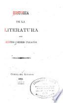 Historia de la literatura