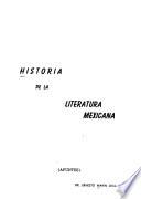 Historia de la literatura mexicana