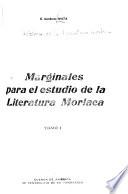 Historia de la literatura morlaca: Marginales para el estudio de la literatura morlaca