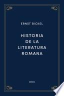 Historia de la literatura romana