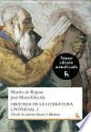 Historia de la literatura universal: Desde los inicios hasta el Barroco