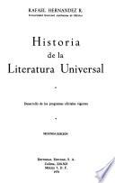 Historia de la literatura universal