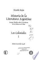 Historia de la literature Argentina