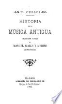 Historia de la música antigua