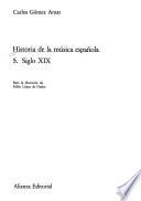 Historia de la música española: Siglo XIX