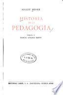 Historia de la pedagogía