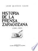 Historia de la prensa zaragozana, 1683-1947