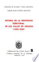 Historia de la propiedad territorial en los valles de Aragua, 1590-1830