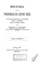 Historia de la provincia de Entre-Rios