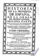 Historia de la provincia de España de la Orden de Predicadores