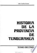 Historia de la Provincia de Tungurahua