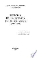 Historia de la química en el Uruguay