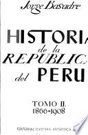 Historia de la república del Perú