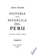 Historia de la República del Perú