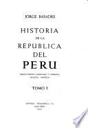 Historia de la República del Perú