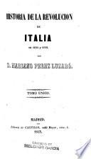 Historia de la revolución de Italia en 1848 y 1849