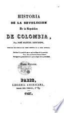 Historia de la revolución de la República de Colombia