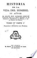 Historía de la vida del hombre