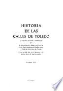 Historia de las calles de Toledo