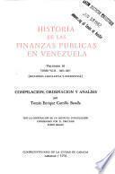 Historia de las finanzas públicas en Venezuela