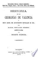 Historia de las germanías de Valencia