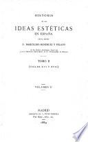 Historia de las ideas estéticas en España