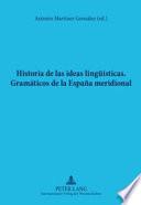 Historia de las ideas lingüísticas