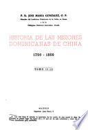Historia de las misiones dominicanas de China