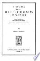 Historia de los heterodoxos españoles: Apéndice I, Documentos