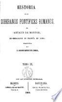 Historia de los Soberanos Pontífices romanos ...