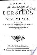 Historia de los Trabajos de Persiles y Sigismunda ... Nuevamente corregida y enmendada en esta ultima impression