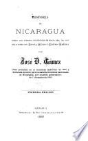 Historia de Nicaragua desde los tiempos prehistóricos hasta 1860