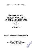 Historia de Rerum novarum en México (1867-1931)