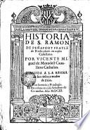 Historia de S. Ramon de Peñafort...