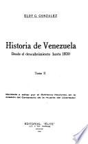 Historia de Venezuela: Desde el descubrimiento hasta 1830