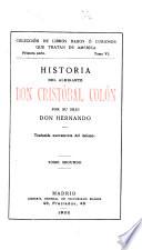 Historia del almirante don Cristóbal Colón