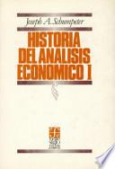 Historia del Analisis Economico, I