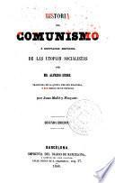 Historia del comunismo, ó, Refutación histórica de las utopias socialistas