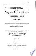 Historia del Congreso Constituyente de 1856 y 1857
