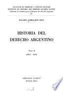 Historia del derecho argentino