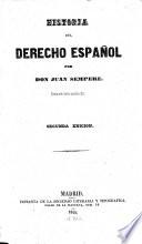 Historia del derecho español