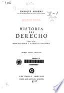 Historia del derecho