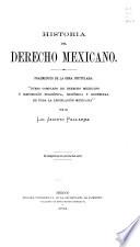 Historia del derecho mexicano